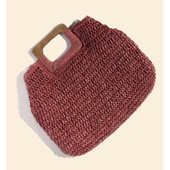 NWT Do Everything In Love Straw Handbag - Picture 2 of 4